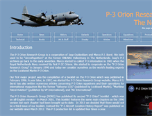 Tablet Screenshot of p3orion.nl